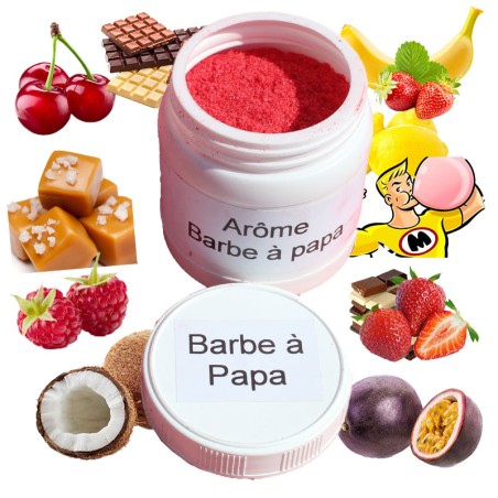 Aromes pour Barbe à papa   Pots de 70 grs