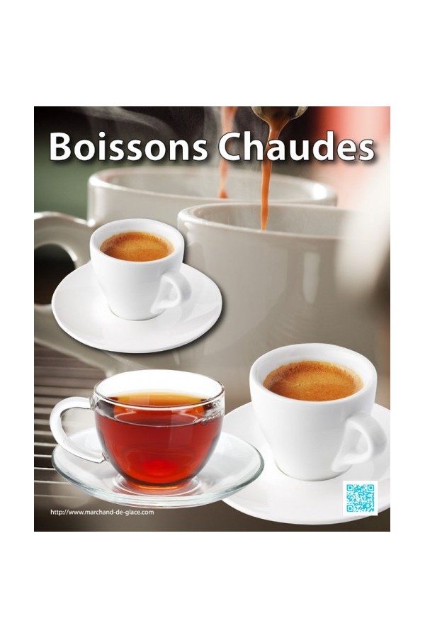 Affiche Boissons chaudes